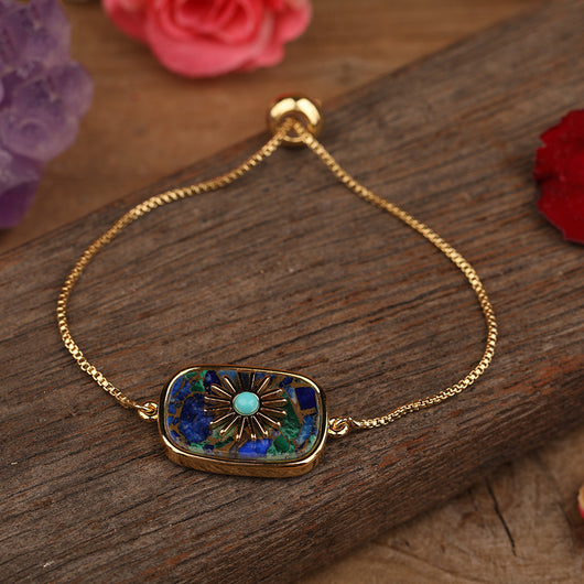 Colgante de Piedra con Girasol Pavé para Mujer - Image 29