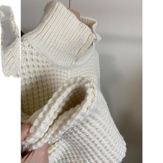 Cardigan de Punto Holgado con Cierre - Suéter Tejido Cómodo para Mujer - Image 6