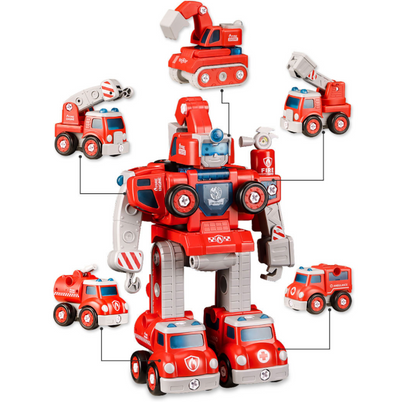 Auto Robot Educativo 5 en 1 - Juguete de Construcción para Niños - Image 8