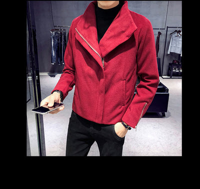 Abrigo de Lana Estilo Hong Kong para Hombre - Image 23