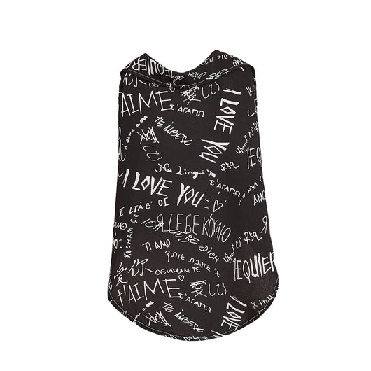 Playera con Estampado de Letras para Perros Pequeños - Image 12
