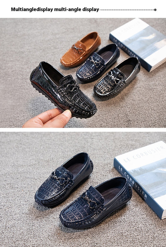 Zapatos de Cuero Estilo Británico para Niños Step On - Image 32