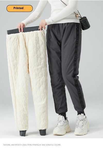Pantalones Tácticos Impermeables Acolchados con Lana de Cordero para Hombre y Mujer - Image 31