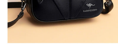 Bolso Bandolera Redondo de Cuero Genuino - Versátil y Elegante - Image 18