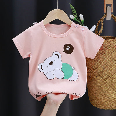 Playera Infantil de Algodón con Estampado de Dibujos Animados - Image 9