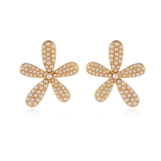 Aretes de Perla Temperamento Simple con Gancho para la Oreja - Image 6