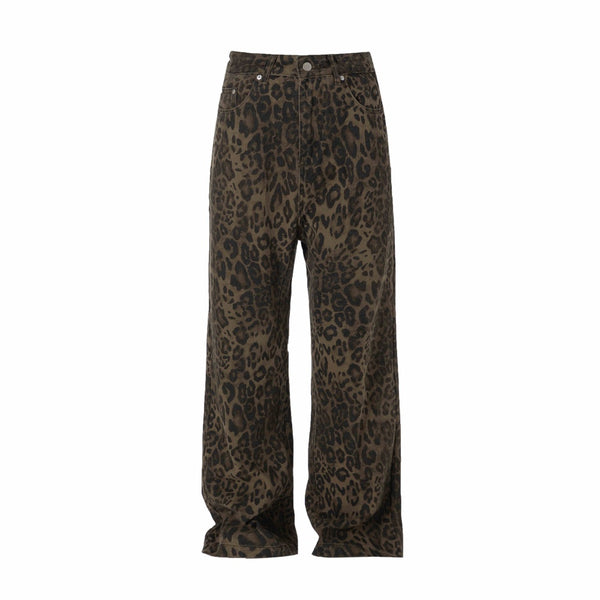Jeans Vintage con Estampado Leopardo para Mujer - Image 5