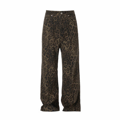 Jeans Vintage con Estampado Leopardo para Mujer - Image 5