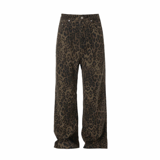 Jeans Vintage con Estampado Leopardo para Mujer - Image 5