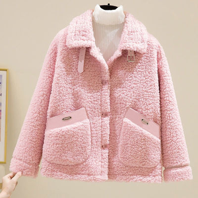 Abrigo Cálido Oversize con Forro Polar para Mujeres Petite - Image 10