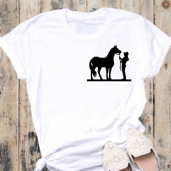 Camiseta Deportiva Básica de Manga Corta para Mujer