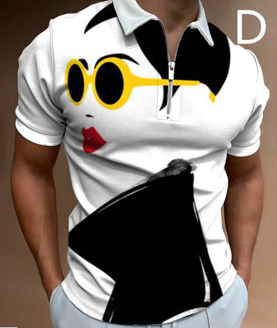 Camiseta Estampada Artística para Hombre - Diseño Urbano Manga Corta - Image 5