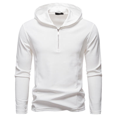 Sudadera Casual con Cierre Medio y Capucha - Manga Larga Colores Sólidos - Image 18