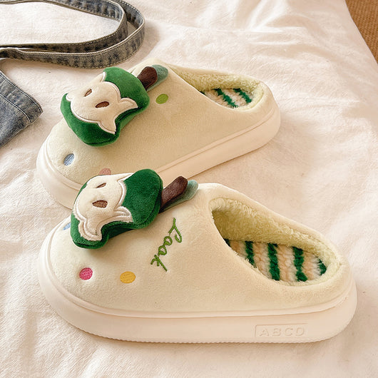 Pantuflas Térmicas de Algodón con Suela Antideslizante para Mujer - Image 3