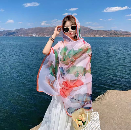 Toalla Playera Grande Yourou con Estampado Versátil