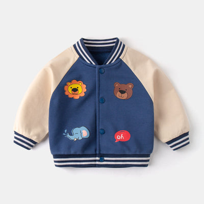 Chaqueta Deportiva de Béisbol Infantil Estilo Internacional para Otoño - Image 5