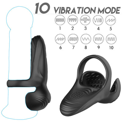Anillo de Silicona Masajeador Eléctrico Resonancia para Hombre - Image 16