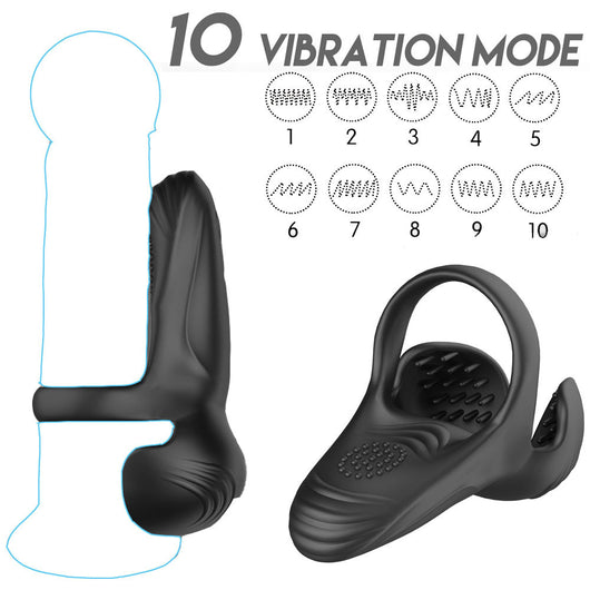 Anillo de Silicona Masajeador Eléctrico Resonancia para Hombre - Image 16