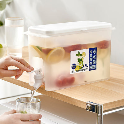 Jarra Dispensadora de Agua Fría con Grifo - Contenedor de Gran Capacidad para Bebidas - Image 11
