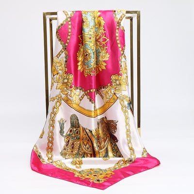 Pañuelo de Seda Versátil con Bolsa - Accesorio Multiuso Elegante - Image 3