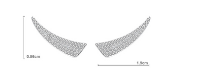 Aretes Alas de Ángel en Plata S925 con Diamantes Completos - Image 11
