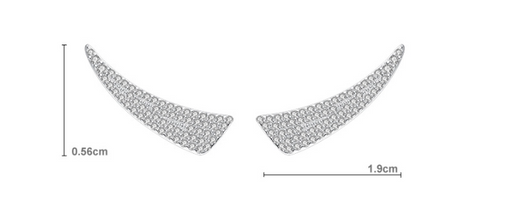 Aretes Alas de Ángel en Plata S925 con Diamantes Completos - Image 11