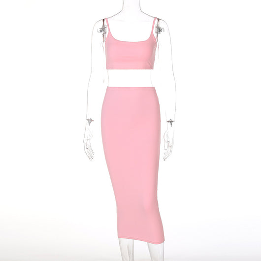 Falda Midi Envolvente con Escote Drapeado - Diseño Liso y Elegante - Image 3