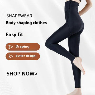 Pantalones Reductores de Cintura Alta con Compresión Abdominal y Levantamiento de Glúteos