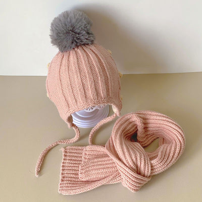 Conjunto Gorro y Bufanda para Bebé Estilo Coreano - Image 4