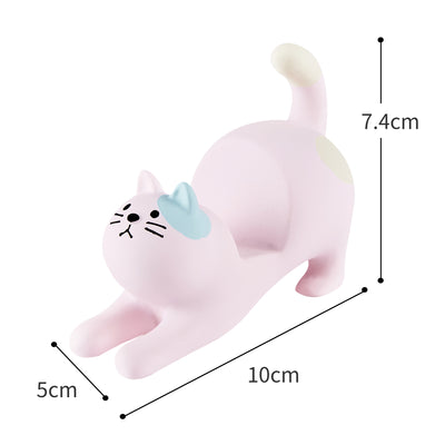 Soporte para Teléfono Gato Gourmet - Adorno de Resina para Auto y Escritorio - Image 4