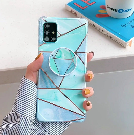 Funda Mármol Spliced con Acabado Brillante y Textura Estampada - Image 2