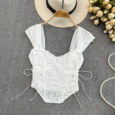 Top Encaje con Tirantes Finos - Slip Elegante para Usar Visible - Image 6