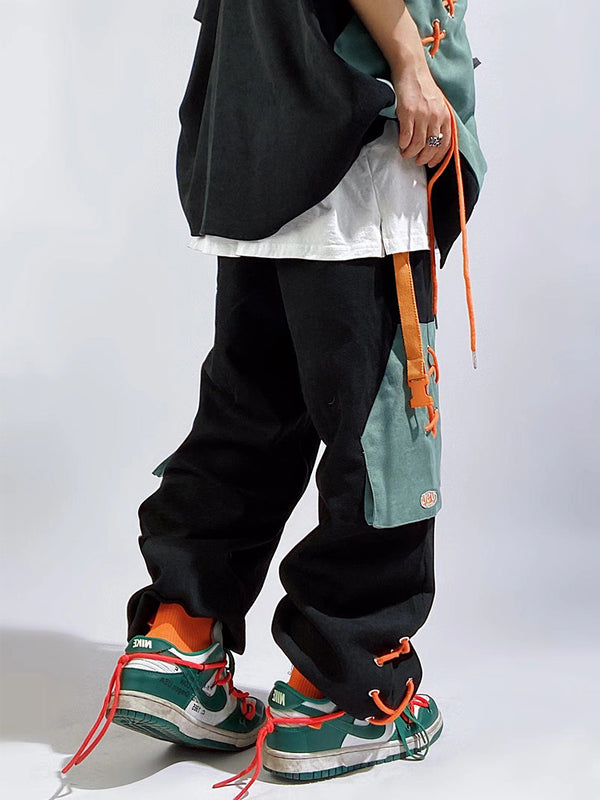 Pantalones Corte Holgado Talla Grande con Diseño Estructurado