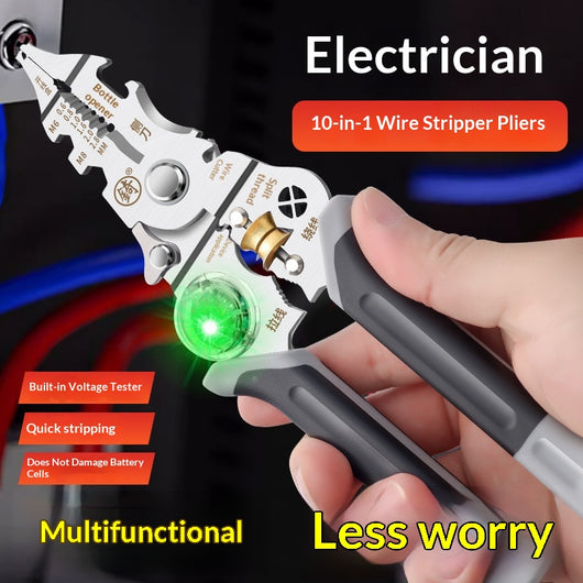 Alicates Pelacables Multifunción Profesional para Electricistas