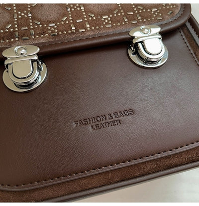 Bolsa Mensajera Cuadrada Texturizada para Mujer - Compacta y Versátil - Image 23