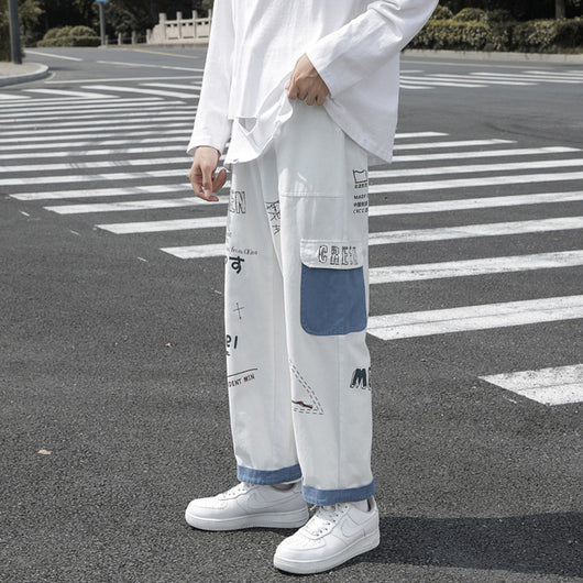 Pantalones Cargo Rectos Oversized de Tela Gruesa Marca Tide - Image 4