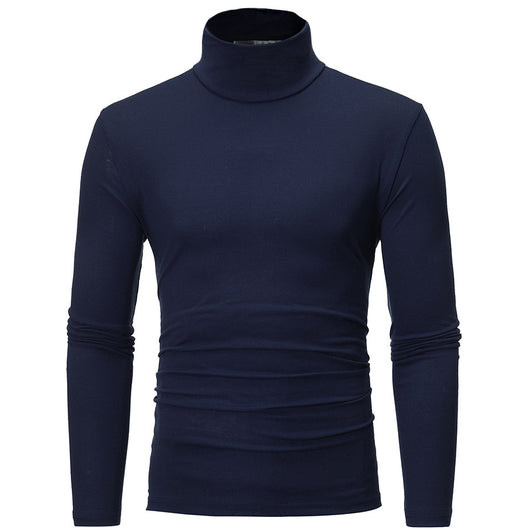 Camiseta Cuello Alto Manga Larga Ajustada - Image 11