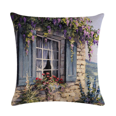 Funda de Almohada Lino Paisajes Rurales - Colección Pintura al Óleo - Image 15