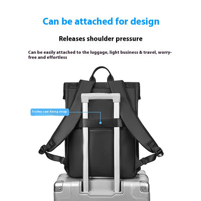 Mochila Ejecutiva Ligera para Computadora - Diseño Clásico Versátil - Image 4