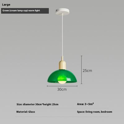Lámpara Colgante Bauhaus Retro de Cristal para Restaurante - Image 30