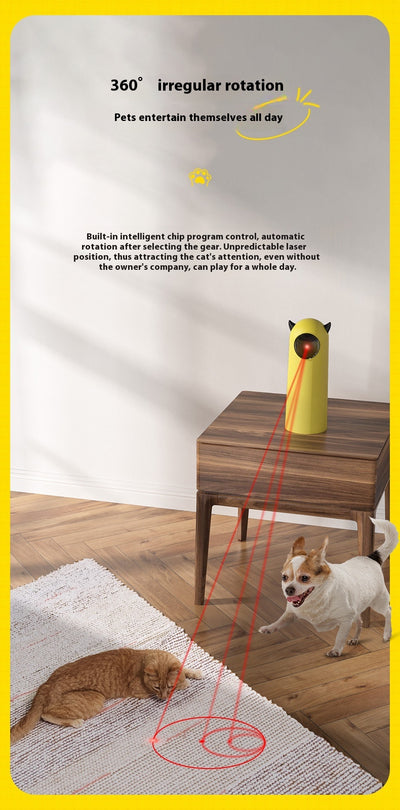 Juguete Interactivo para Gatos con Láser Infrarrojo Automático - Image 9