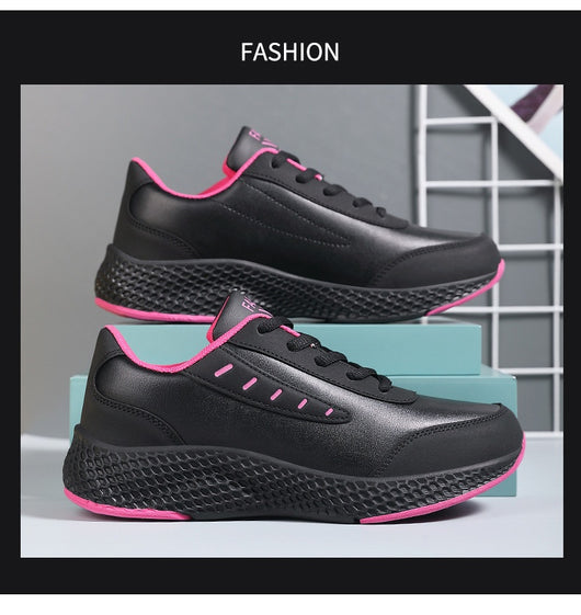 Tenis Casuales para Mujer Punta Redonda Suela Plana Cómodos - Image 18