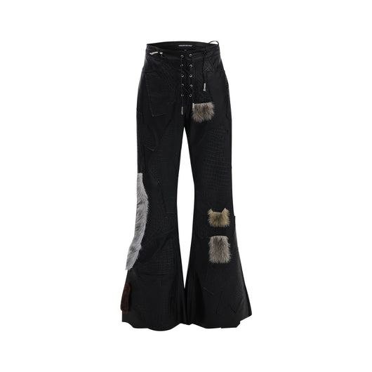 Pantalones Punk Ajustados Acampanados Tendencia - Image 10