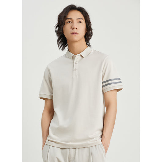 Polo Slim Fit Ice Silk Pearl Cotton para Hombre - Image 2