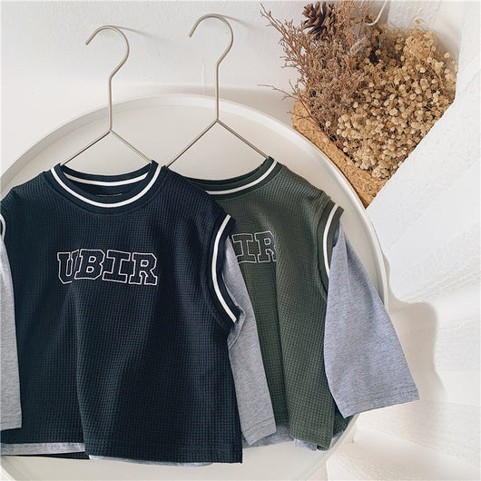 Conjunto Deportivo Niño con Mangas Combinadas Cuello Redondo - Image 9