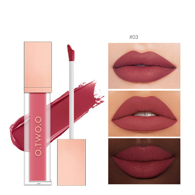 Brillo Labial Mate Terciopelo 18 Colores - Fórmula Larga Duración Anti-transferencia - Image 6