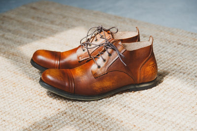 Zapatos Casuales de Cuero Vintage para Hombre con Puntera Redonda Transpirable - Image 27