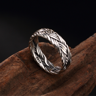 Anillos de Plata 925 Tejidos a Mano para Hombre y Mujer - Image 6