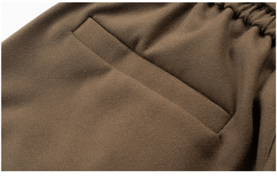 Pantalones Casuales Holgados para Hombre con Cinta Tejida y Corte Tridimensional - Image 9