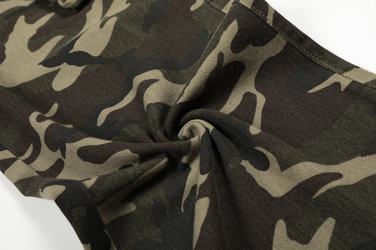 Pantalones de Trabajo Camuflaje Algodón Corte Recto para Hombre - Image 13